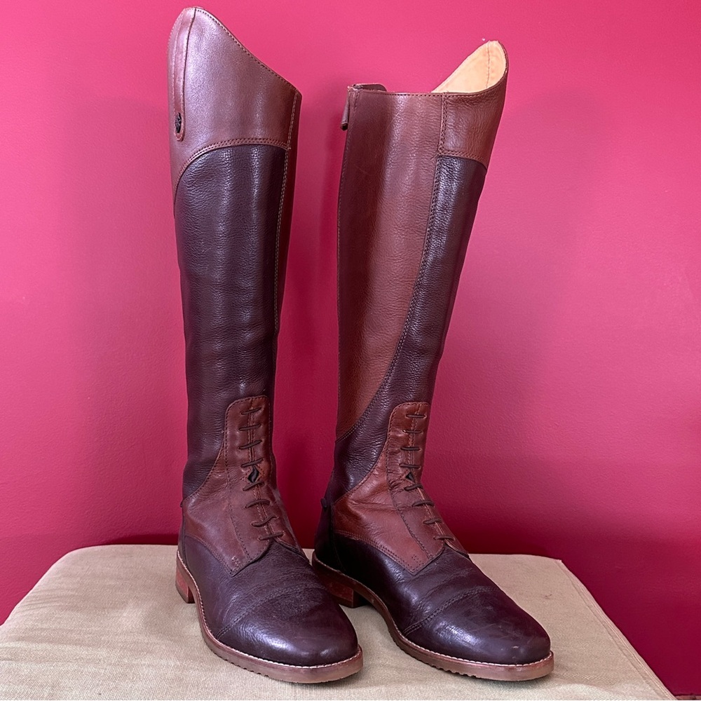 Moretta Riding Boots Pietra Brown - Dressage size 4-37-6 wide